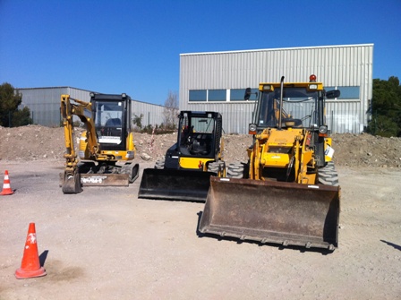 Stage de formation et test caces engins de chantier